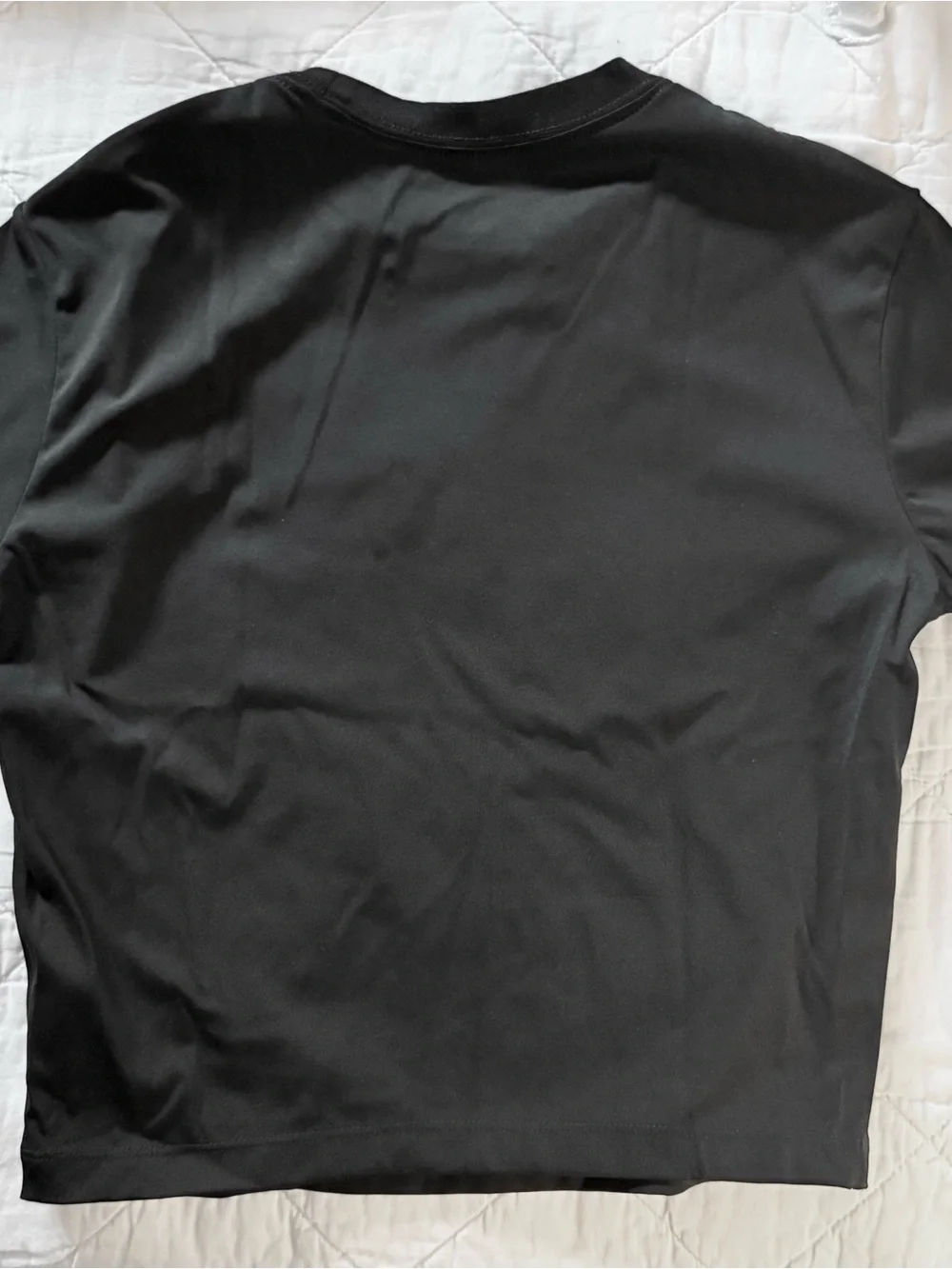 Sergio Tacchini Black Short-Sleeve Athletic Tee